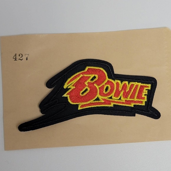 VTG Iron On Patch, Bowie 4" - Picture 7 of 7